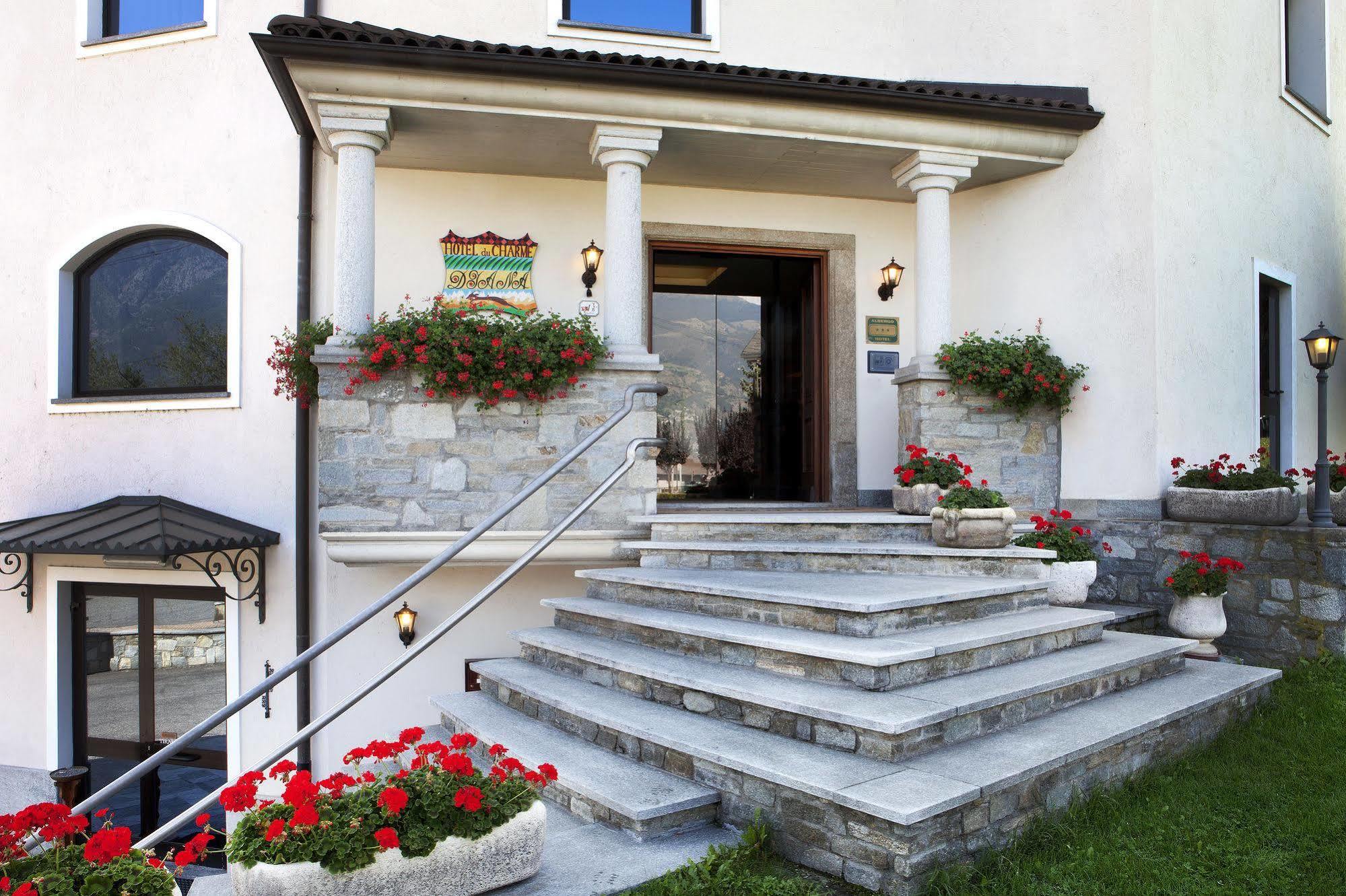 Hotel Diana Jardin Et Spa Aosta Exterior photo